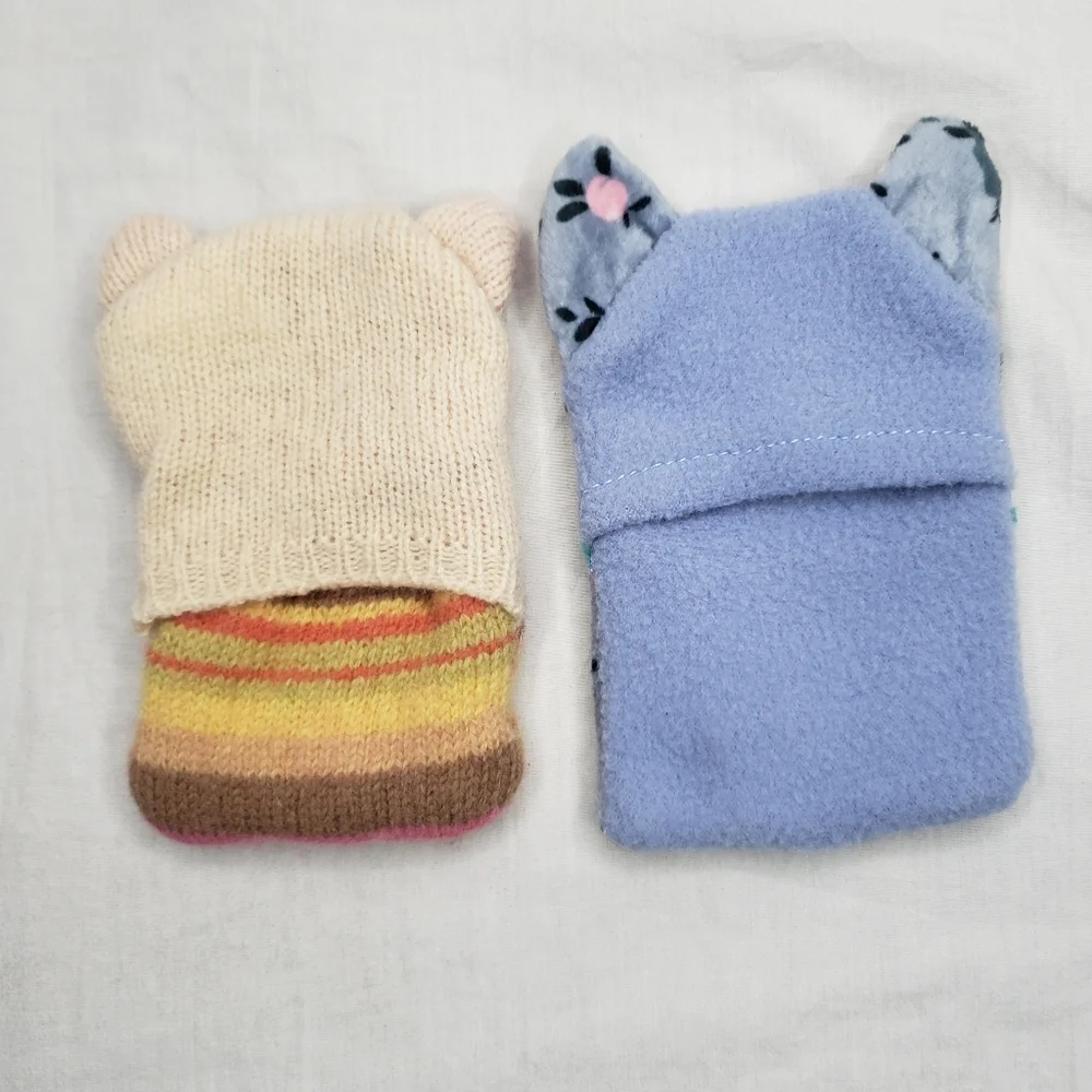Two Hand Warmer Covers For Reusable Gel Packs